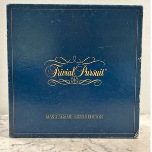 Vintage 1981 Edition Trivial Pursuit Master Game-Genus Edition